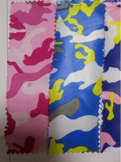 JS-DGAI  290T印花羽絨服面料  棉衣 迷彩面料 正面照